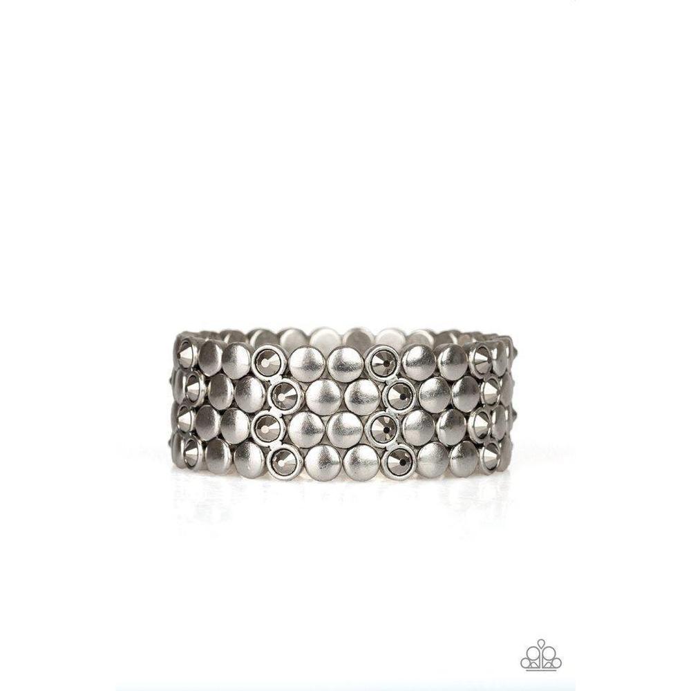 Scattered Starlight - Silver Bracelet - Paparazzi - Dare2bdazzlin N Jewelry