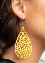 Load image into Gallery viewer, Seaside Sunsets - Yellow Earring - Paparazzi - Dare2bdazzlin N Jewelry
