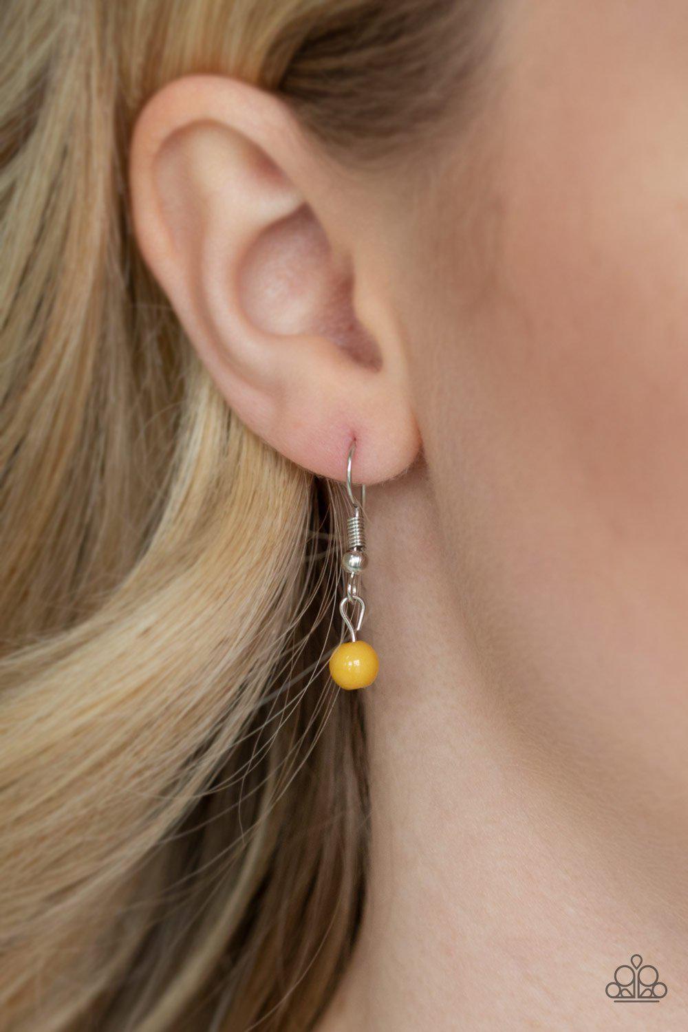 Seasonal Sensation - Yellow Necklace - Paparazzi - Dare2bdazzlin N Jewelry