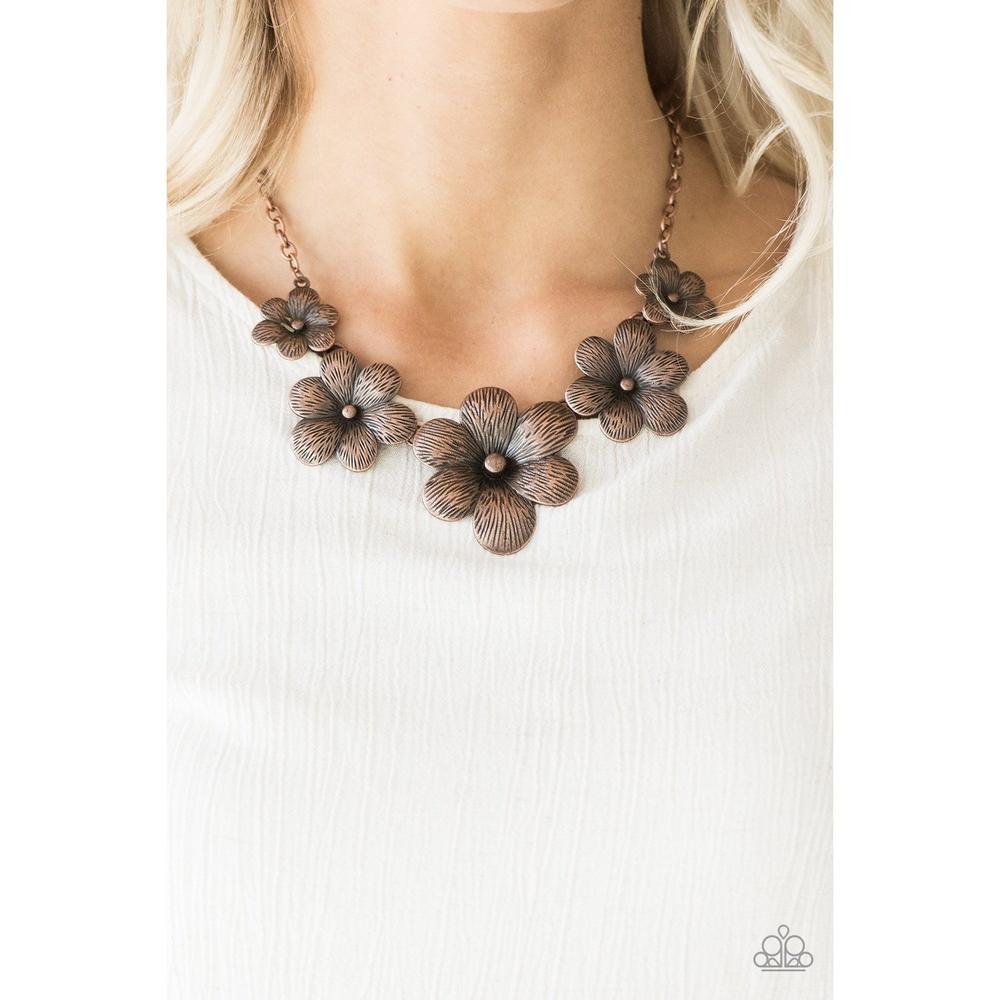 Secret Garden Copper Necklace - Paparazzi - Dare2bdazzlin N Jewelry