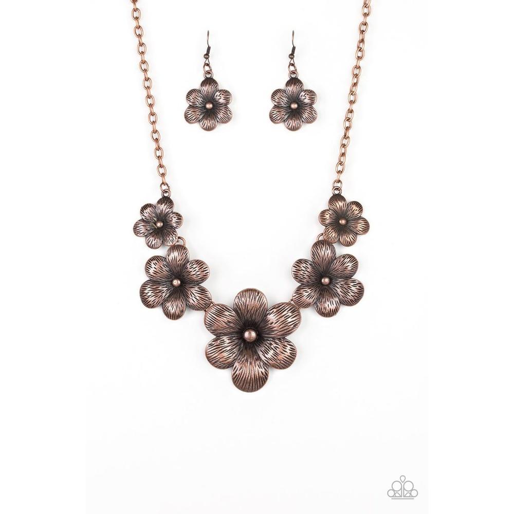 Secret Garden Copper Necklace - Paparazzi - Dare2bdazzlin N Jewelry