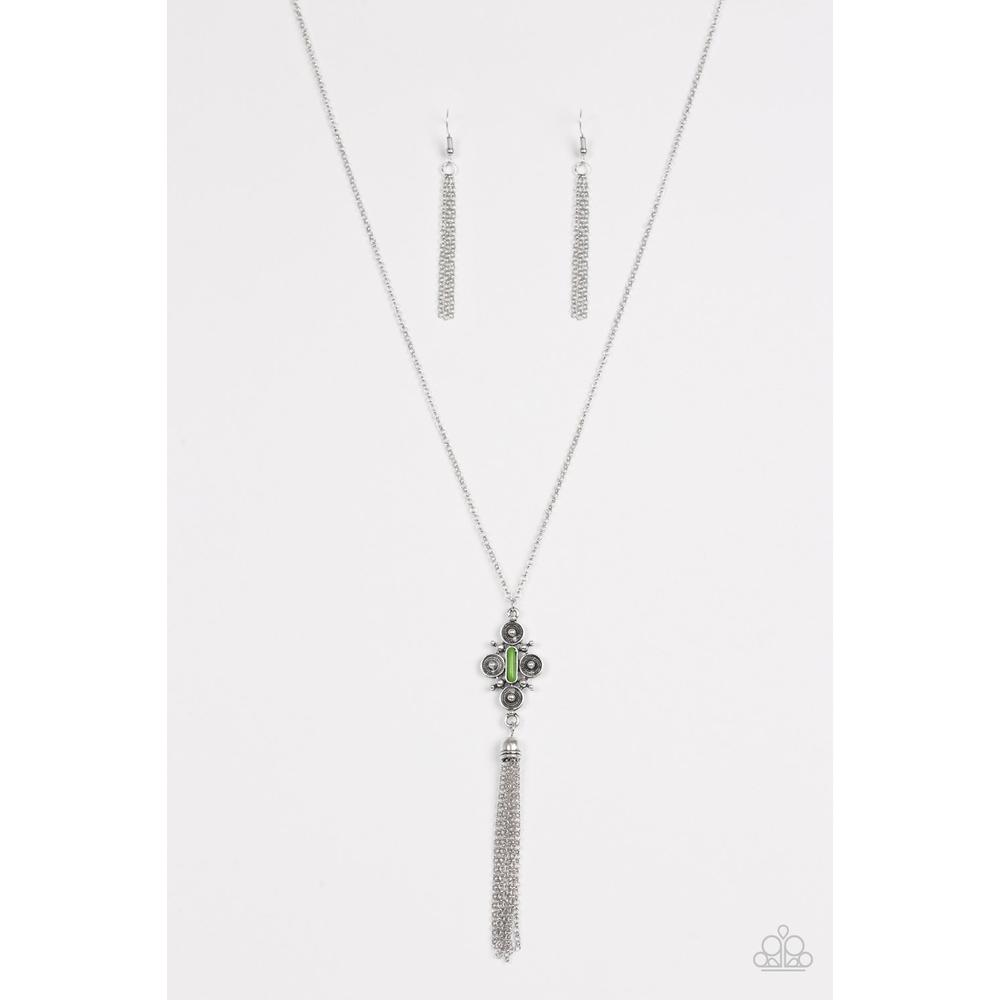 Sedona Skies - Green Necklace - Paparazzi - Dare2bdazzlin N Jewelry
