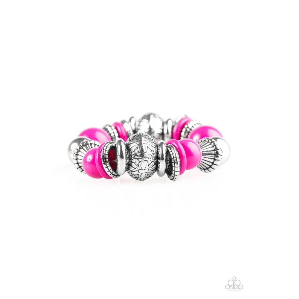 Seize The Season - Pink Bracelet - Paparazzi - Dare2bdazzlin N Jewelry