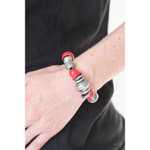 Load image into Gallery viewer, Seize The Season - Red Bracelet - Paparazzi - Dare2bdazzlin N Jewelry
