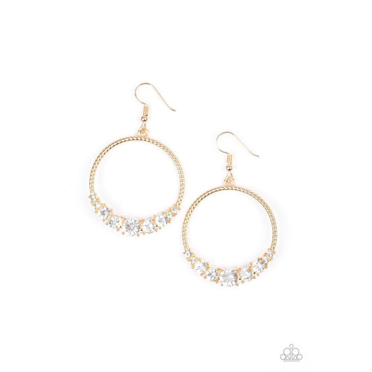 Self-Made Millionaire - Gold Earrings - Paparazzi - Dare2bdazzlin N Jewelry