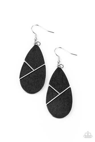 Sequoia Forest - Black Earring - Paparazzi - Dare2bdazzlin N Jewelry
