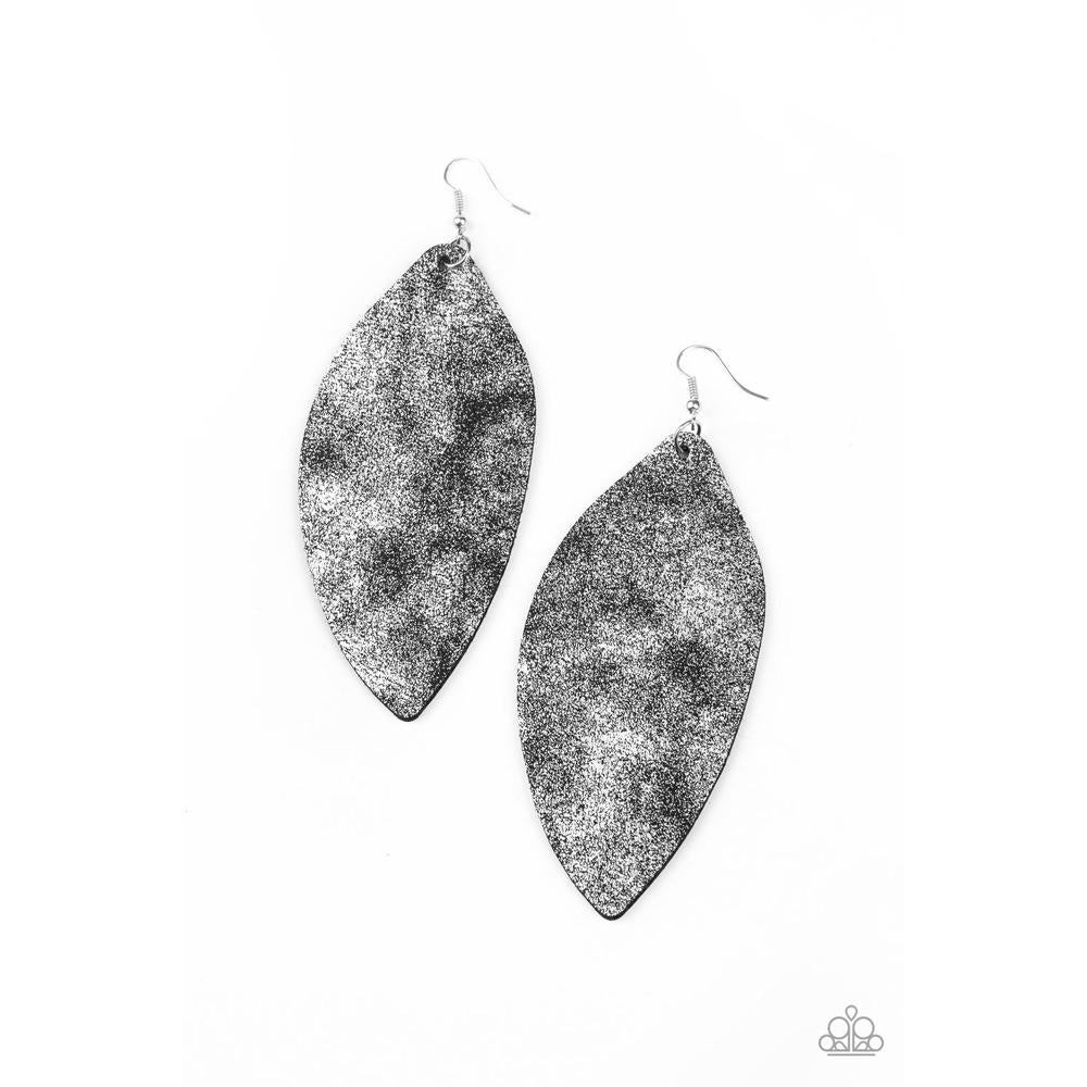 Serenely Smattered - Black Earrings - Paparazzi - Paparazzi - Dare2bdazzlin N Jewelry