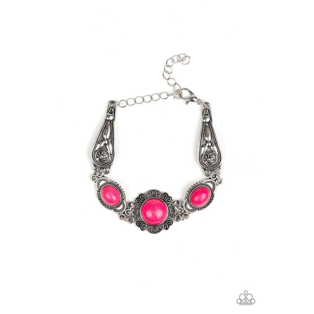 Serenely Southern - Pink Bracelet - Paparazzi - Dare2bdazzlin N Jewelry