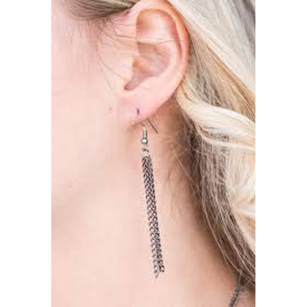 Seriously Twisted - Black Necklace - Paparazzi - Dare2bdazzlin N Jewelry
