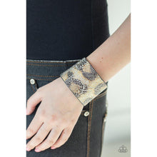 Load image into Gallery viewer, Serpent Shimmer - Silver Bracelet - Paparazzi - Dare2bdazzlin N Jewelry
