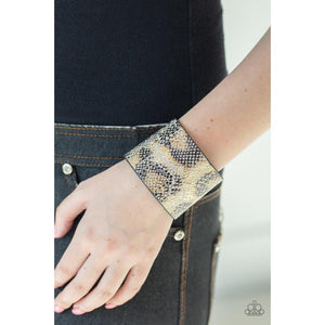 Serpent Shimmer - Silver Bracelet - Paparazzi - Dare2bdazzlin N Jewelry
