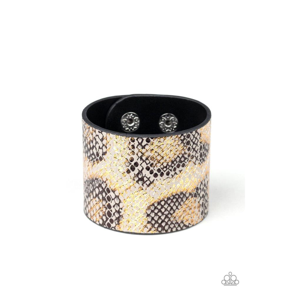 Serpent Shimmer - Silver Bracelet - Paparazzi - Dare2bdazzlin N Jewelry