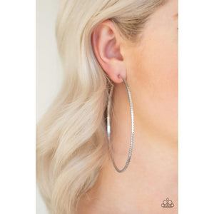Shimmer Maker - Silver Earrings - Paparazzi - Dare2bdazzlin N Jewelry
