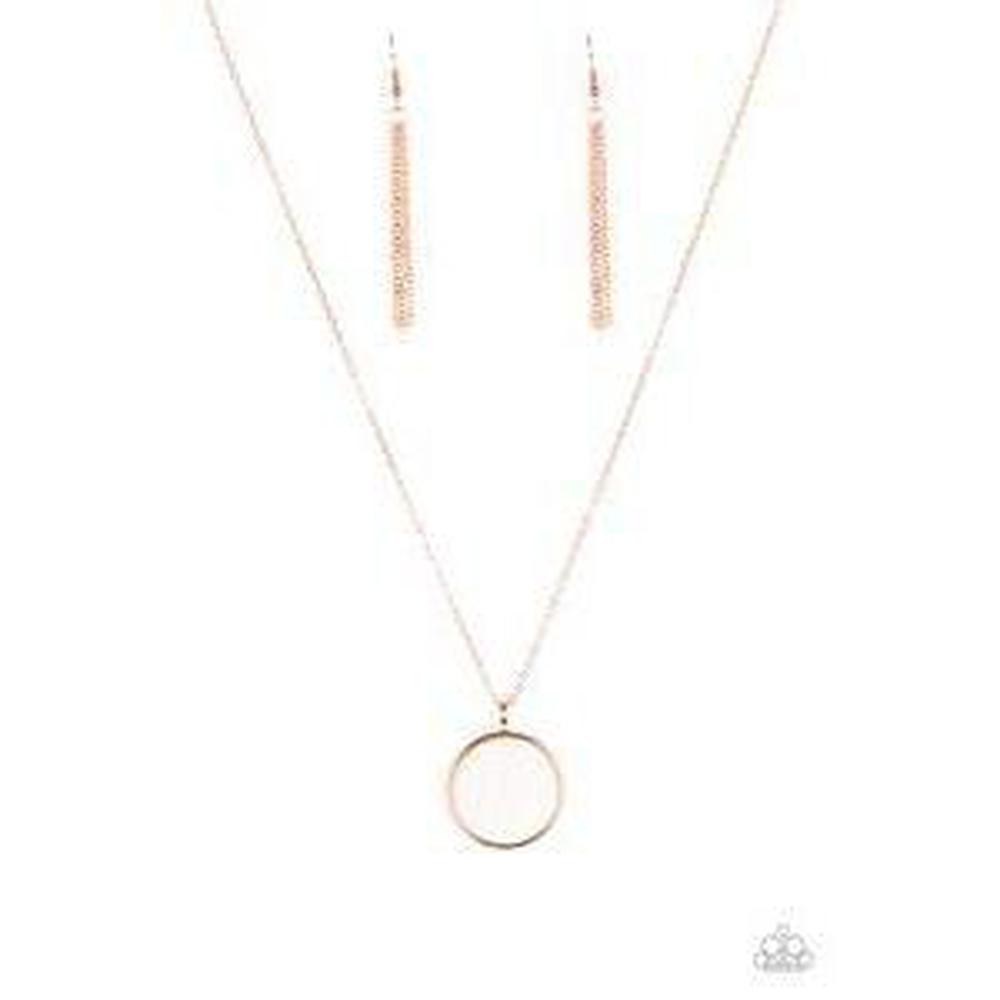 Shimmering Seashores Gold Necklace - Dare2bdazzlin N Jewelry