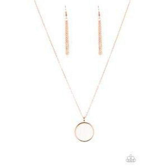 Shimmering Seashores Gold Necklace - Dare2bdazzlin N Jewelry