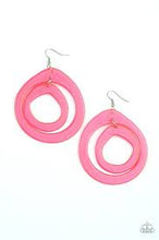 Load image into Gallery viewer, Show Your True NEONS Pink Earring - Paparazzi - Dare2bdazzlin N Jewelry
