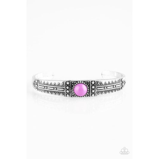 Singing Sahara - Purple Bracelet - Paparazzi - Dare2bdazzlin N Jewelry