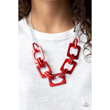 Load image into Gallery viewer, Sizzle Sizzle Red Necklace - Paparazzi - Dare2bdazzlin N Jewelry
