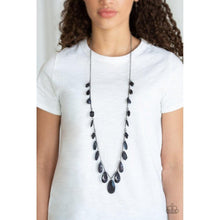 Load image into Gallery viewer, Slow and Steady Wins The Race Black Necklace - Paparazzi - Dare2bdazzlin N Jewelry
