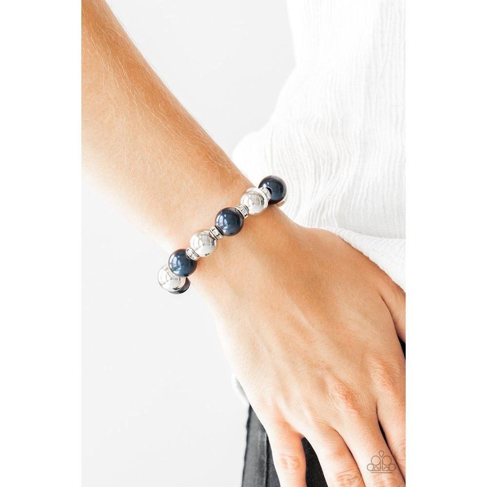 So Not Sorry Blue Bracelet - Paparazzi - Dare2bdazzlin N Jewelry
