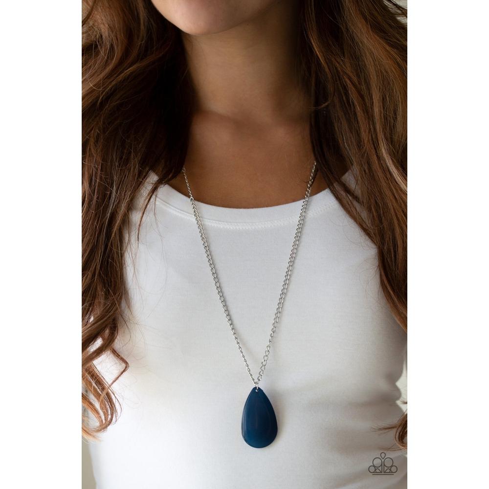 So Pop-YOU-lar Blue Necklace - Paparazzi - Dare2bdazzlin N Jewelry