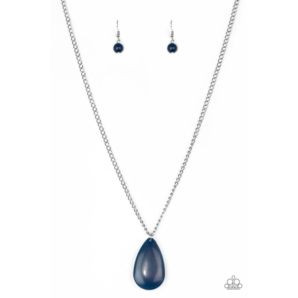 So Pop-YOU-lar Blue Necklace - Paparazzi - Dare2bdazzlin N Jewelry