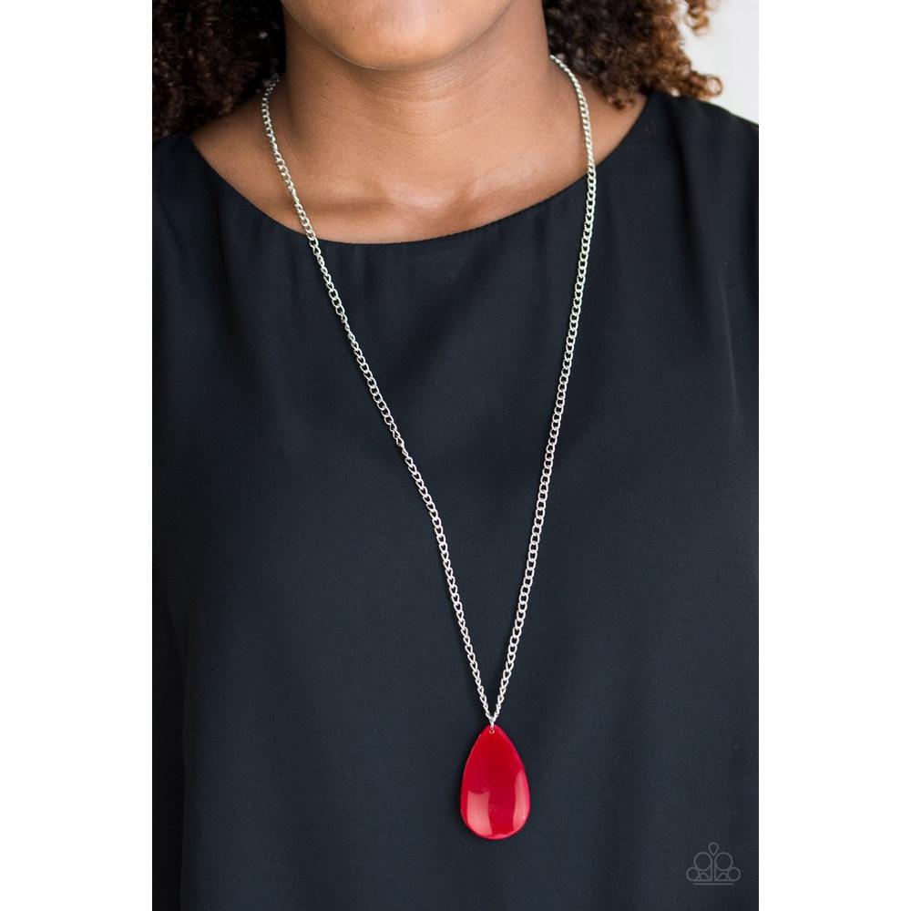 So Pop-YOU-lar - Red Necklace - Paparazzi - Dare2bdazzlin N Jewelry