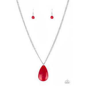 So Pop-YOU-lar - Red Necklace - Paparazzi - Dare2bdazzlin N Jewelry