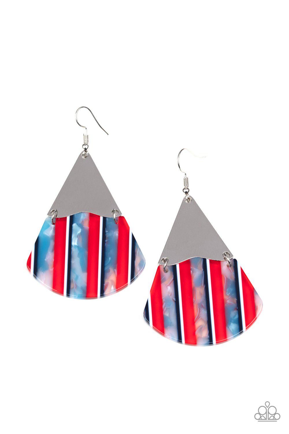 Social Animal - Red Earring - Paparazzi - Dare2bdazzlin N Jewelry