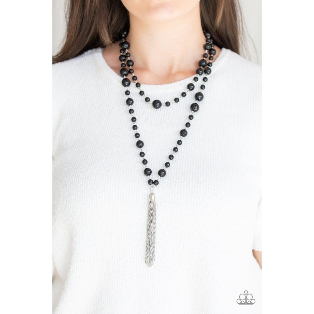 Social Hour Black Necklace  - Paparazzi - Dare2bdazzlin N Jewelry