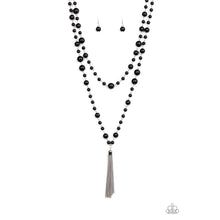 Load image into Gallery viewer, Social Hour Black Necklace  - Paparazzi - Dare2bdazzlin N Jewelry
