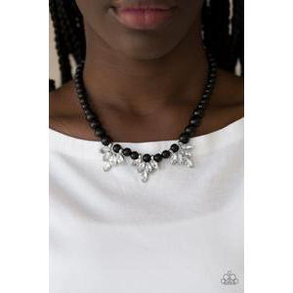 Society Socialite Black Necklace - Paparazzi - Dare2bdazzlin N Jewelry
