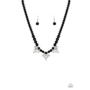 Society Socialite Black Necklace - Paparazzi - Dare2bdazzlin N Jewelry