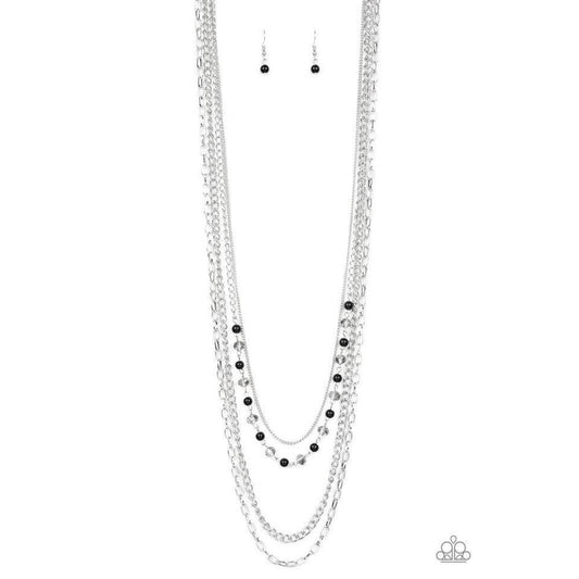 Soho Sophistication Black Necklace - Paparazzi - Dare2bdazzlin N Jewelry