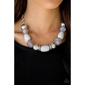South Shore Sensation - Silver Necklace - Paparazzi - Dare2bdazzlin N Jewelry