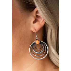 Southern Sol - Orange Earrings - Paparazzi - Dare2bdazzlin N Jewelry