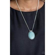 Load image into Gallery viewer, Southwest Showdown Blue Necklace - Paparazzi - Dare2bdazzlin N Jewelry
