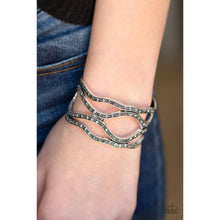 Load image into Gallery viewer, Speaks Volumes Silver Bracelet - Paparazzi - Dare2bdazzlin N Jewelry
