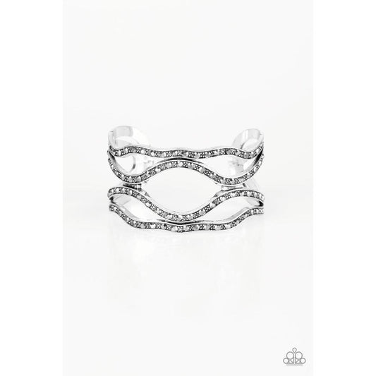 Speaks Volumes Silver Bracelet - Paparazzi - Dare2bdazzlin N Jewelry