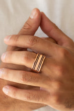 Load image into Gallery viewer, Special Ops - Copper Ring - Paparazzi - Dare2bdazzlin N Jewelry
