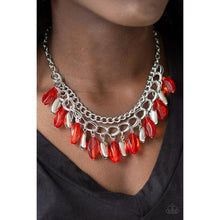 Load image into Gallery viewer, Spring Daydream Red Necklace - Dare2bdazzlin N Jewelry
