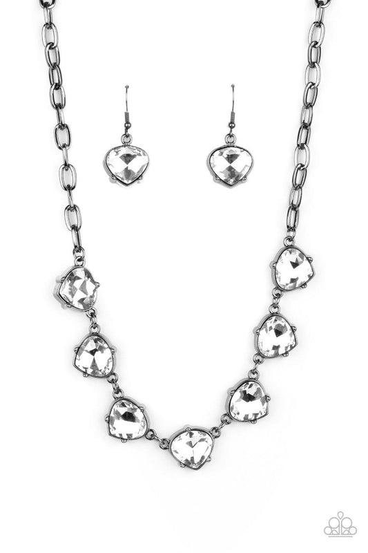 Star Quality Sparkle Black Necklace - Paparazzi - Dare2bdazzlin N Jewelry