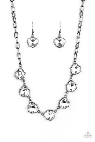 Star Quality Sparkle Black Necklace - Paparazzi - Dare2bdazzlin N Jewelry