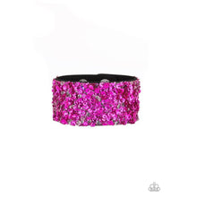 Load image into Gallery viewer, Starry Sequins Pink Urban Bracelet - Paparazzi - Dare2bdazzlin N Jewelry
