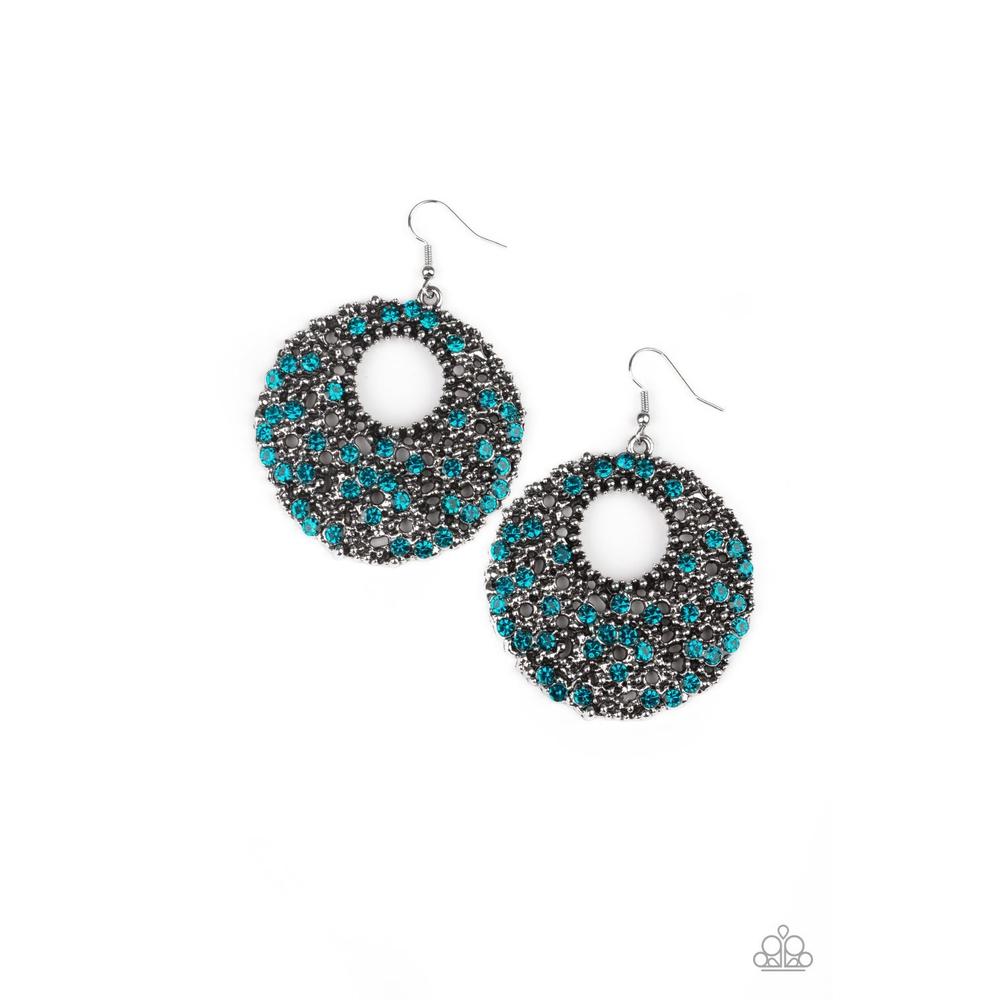 Starry Showcase - Blue Earrings - Paparazzi - Dare2bdazzlin N Jewelry