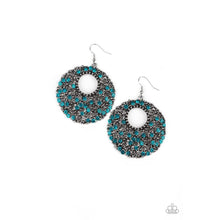 Load image into Gallery viewer, Starry Showcase - Blue Earrings - Paparazzi - Dare2bdazzlin N Jewelry
