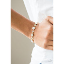 Load image into Gallery viewer, Starstruck Sparkle - Gold Bracelet - Paparazzi - Dare2bdazzlin N Jewelry
