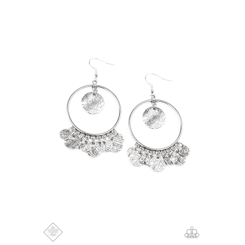 Start From Scratch - Silver Earrings - Paparazzi - Dare2bdazzlin N Jewelry