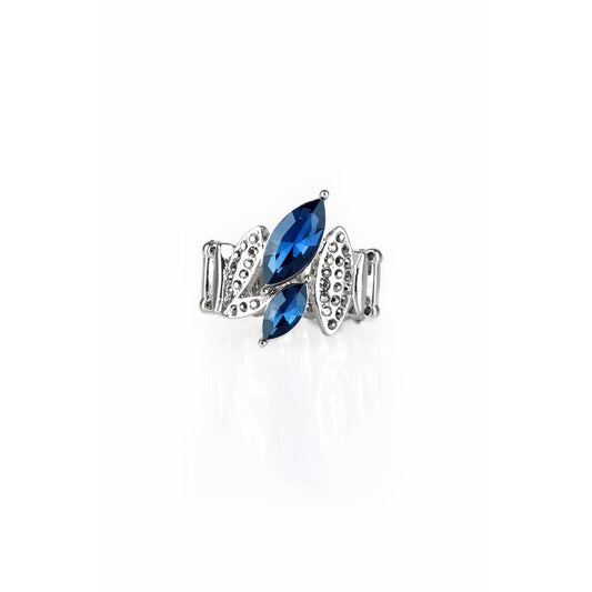 Stay Sassy Blue Ring - Paparazzi - Paparazzi - Dare2bdazzlin N Jewelry