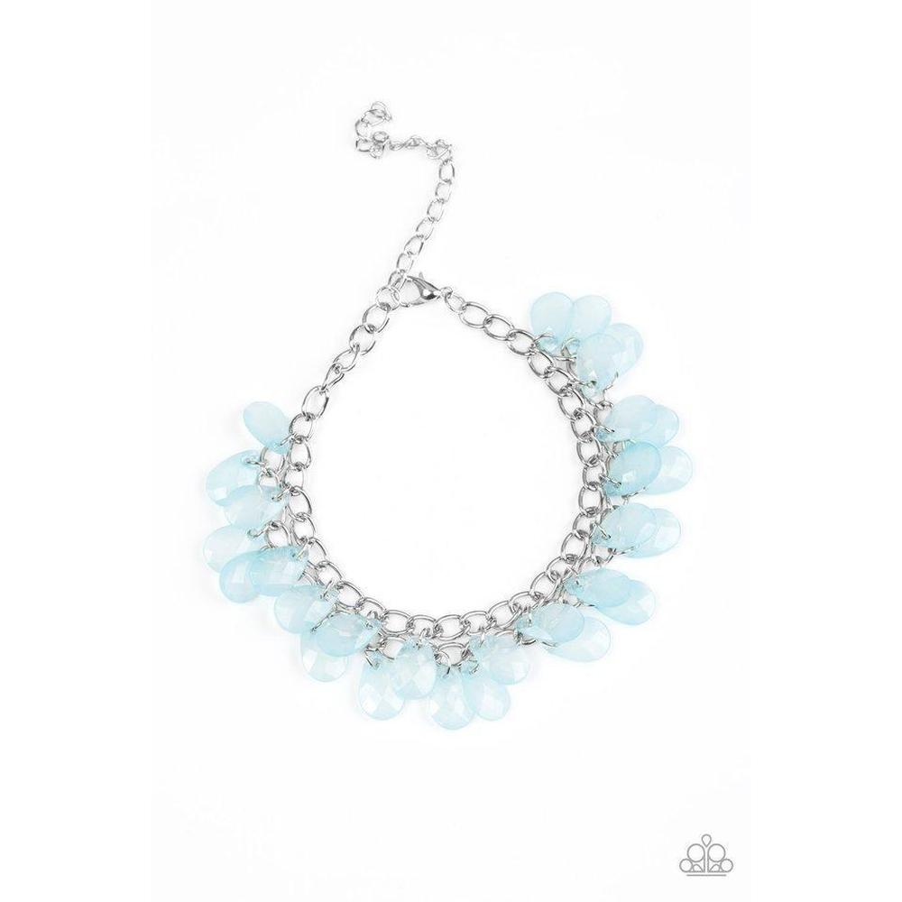 Step Out Of SHINE - Blue Bracelet - Paparazzi - Paparazzi - Dare2bdazzlin N Jewelry